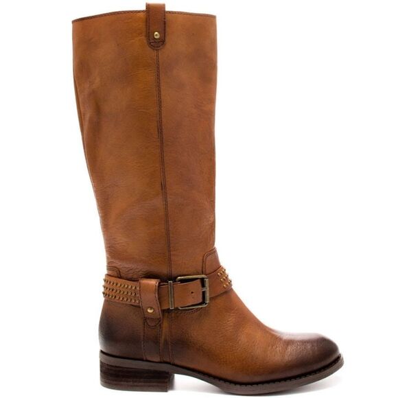Jessica Simpson Riding Boots Brown Winter Haze Women's Size 8.5 B41 - Picture 1 of 11